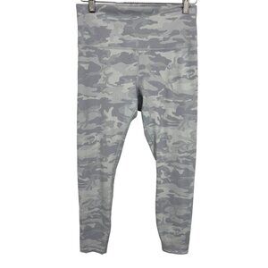 Lululemon Womens Size 10 Wunder Under Gray Camo High-Waisted Leggings EUC